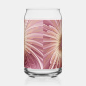 Abstract Flower Fractal Art & Shades of Burgundy (Gauche)