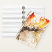 Abstract Flower Spiral Notitieboek (Binnen)