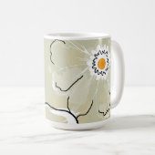 Abstract Flowers Coffee/Hot Chocolate Mug (Devant droit)