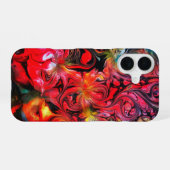Abstract Fluid Art Design iPhone 16 Hoesje (Achterkant horizontaal)