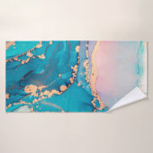 Abstract fluid art painting background in alcohol  (Serviette de bain)