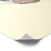 Abstract Fluid Ink Soccer Player – Modern Motion Poster (Hoek)