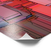 abstract foto afdruk (Hoek)