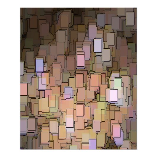 abstract foto afdruk (Voorkant)