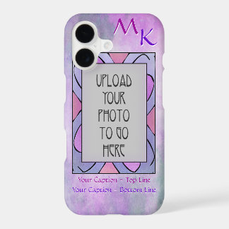 Abstract foto Lijst - Zachte paars - Personaliseer