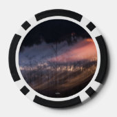 Abstract fotospelletje pokerchips (Achterkant)