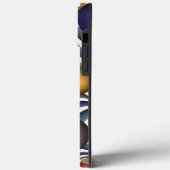 Abstract fractaal kunstmonogram omhoog vliegen Case-Mate iPhone case (Achterkant / Links)