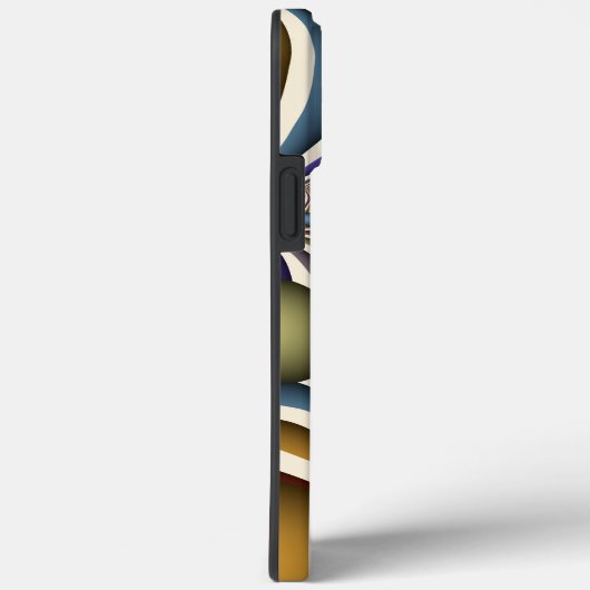 Abstract fractaal kunstmonogram omhoog vliegen Case-Mate iPhone case (Achterkant / Rechts)