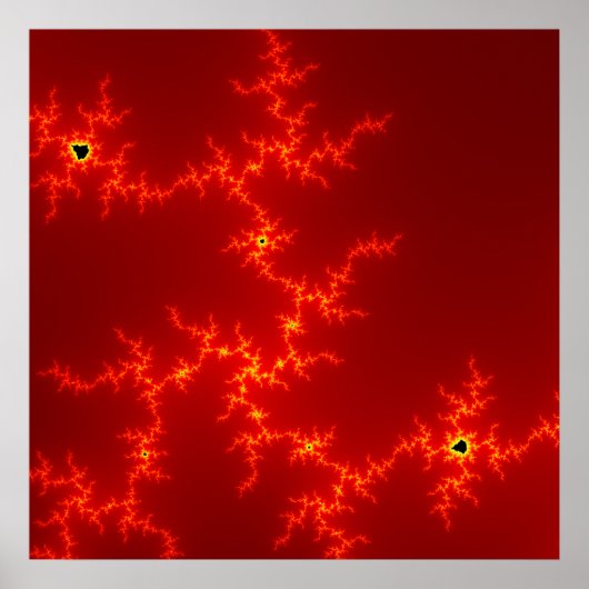 Abstract fractaal Poster (Voorkant)