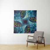 Abstract fractal background - computer-generated i wandkleed (In Situ (horizontaal))