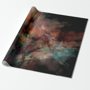 Abstract fractal digital cadeaupapier