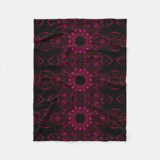 Abstract fractal fleece deken