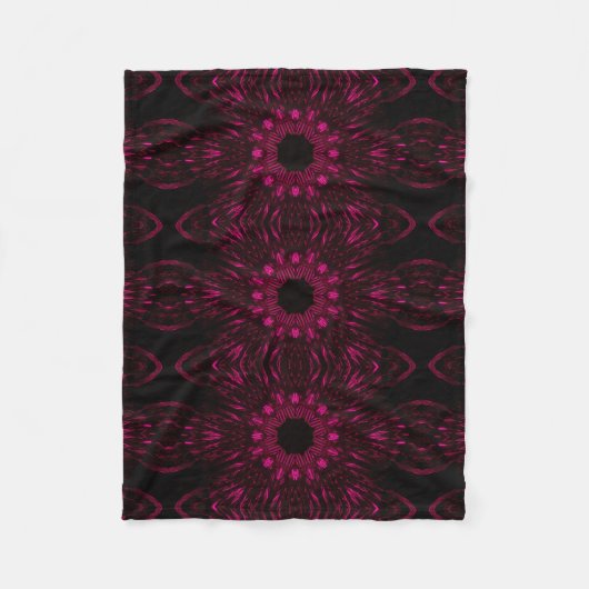 Abstract fractal fleece deken (Voorkant)
