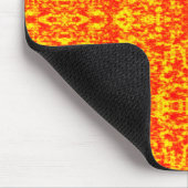 Abstract fractal in rood en Oranje Muismat (Hoek)