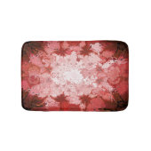 Abstract Fractal Patroon van Bright Red Kaleidosco Badmat (Voorkant)