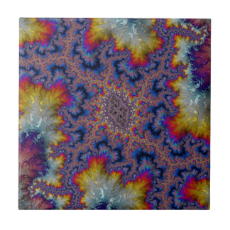 Abstract fractal patterns and shapes. Fractal Art Tegeltje