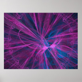abstract fractal poster