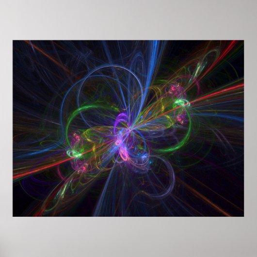 abstract fractal poster (Voorkant)