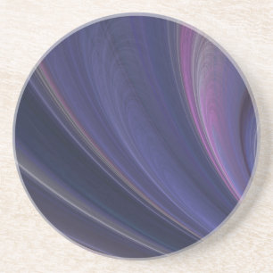Abstract Fractal Rainbow Swirl Sandstone Onderzett Zandsteen Onderzetter