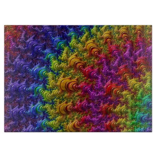 Abstract fractal snijplank (Voorkant)