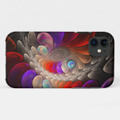 Abstract fractal Spiral Case-Mate iPhone Case (Achterkant (horizontaal))