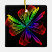 Abstract fractal Wave Design Keramisch Ornament (Voorkant)
