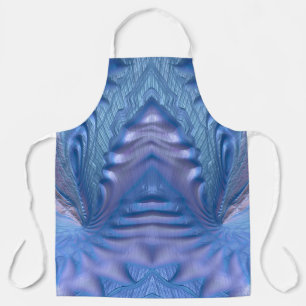 ABSTRACT FRACTALE Blauw roze ~ Schort