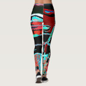 Abstract Freedom – Custom All‑Over‑Print Leggings (Dos)