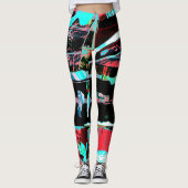 Abstract Freedom – Custom All‑Over‑Print Leggings (Devant)