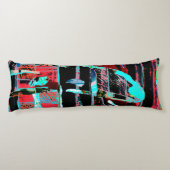 Abstract Freedom – Custom Brushed Polyester Body P Lichaamskussen (Achterkant)