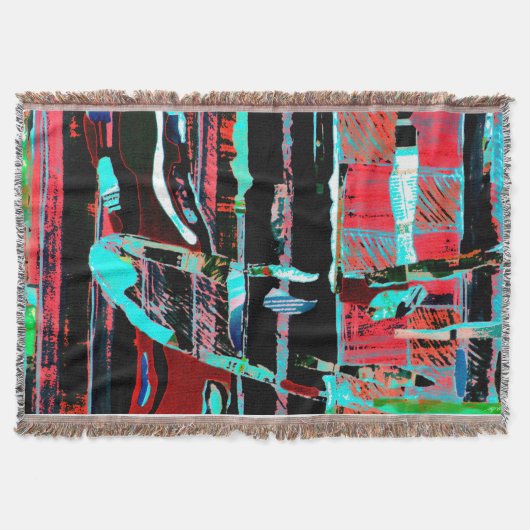 Abstract Freedom – Custom Throw Blanket Deken (Voorkant)