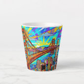 Abstract Frisco Latte Mok (Voorkant)