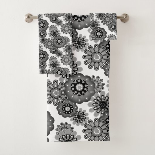 Abstract fun cartoon flowers floral kids scandinav (En situation)