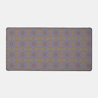 Abstract Futuristisch Neon Blauw Bureaumat