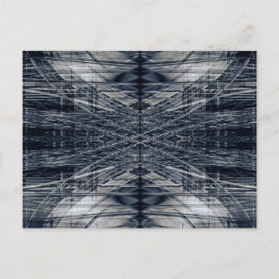 Abstract futuristisch patroon briefkaart