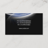 abstract futuristisch visitekaartje (Achterkant)