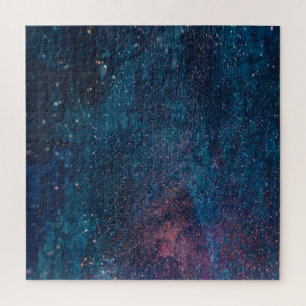 Abstract galaxy Glitter Paint Patroon Legpuzzel