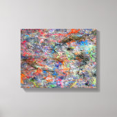 Abstract galerijcanvas voor neonkleuren canvas afdruk (Voorkant)