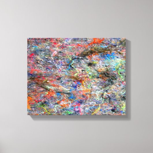 Abstract galerijcanvas voor neonkleuren canvas afdruk (Voorkant)