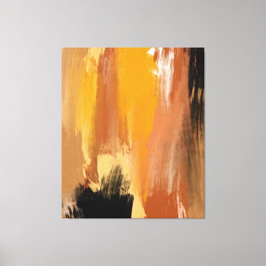 Abstract geaarde aarde canvas afdruk (Voorkant)