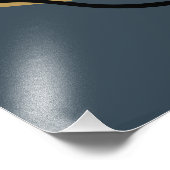 Abstract gebergte foto afdruk (Hoek)