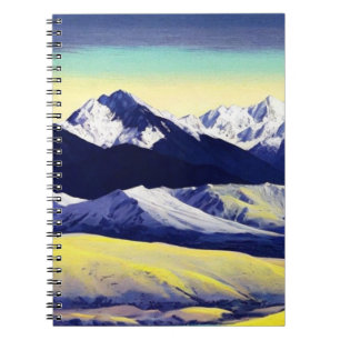 Abstract gebergte Notitieboek Journal