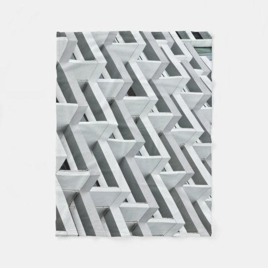 Abstract gebouw fleece deken (Voorkant)