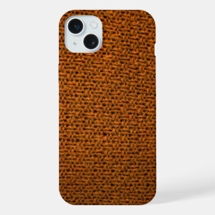 Abstract gebreide textuur iPhone 15 plus case