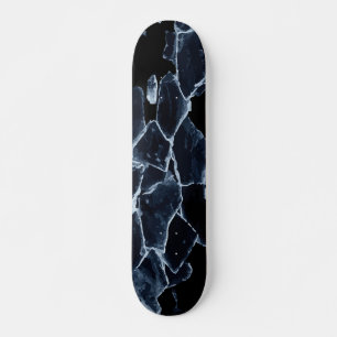 Abstract Gebroken IJs Versplinterd Ontwerp Skateboard