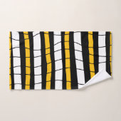 Abstract gebroken strepen bad handdoek (Handdoek)