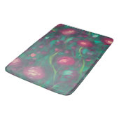 Abstract gedempte rode rozen  badmat (Gekanteld)