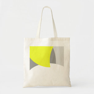 Abstract geel Geel Geel Wit Tote Bag