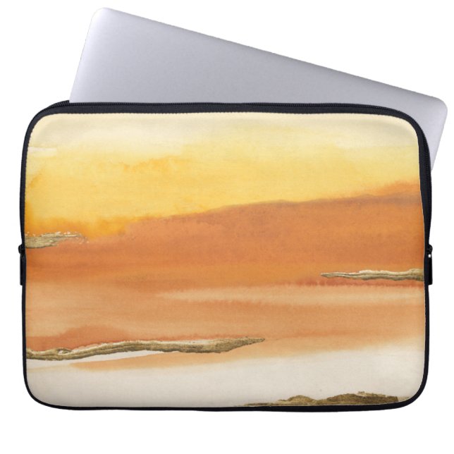 Abstract geGilde Amber I v2 Print Laptop Sleeve (Voorkant)