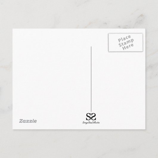 Abstract gegloeiende gelukkige dag - Briefkaart (Achterkant)